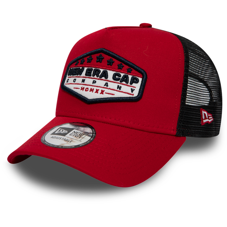 New Era - Trucker Patch Red/Black