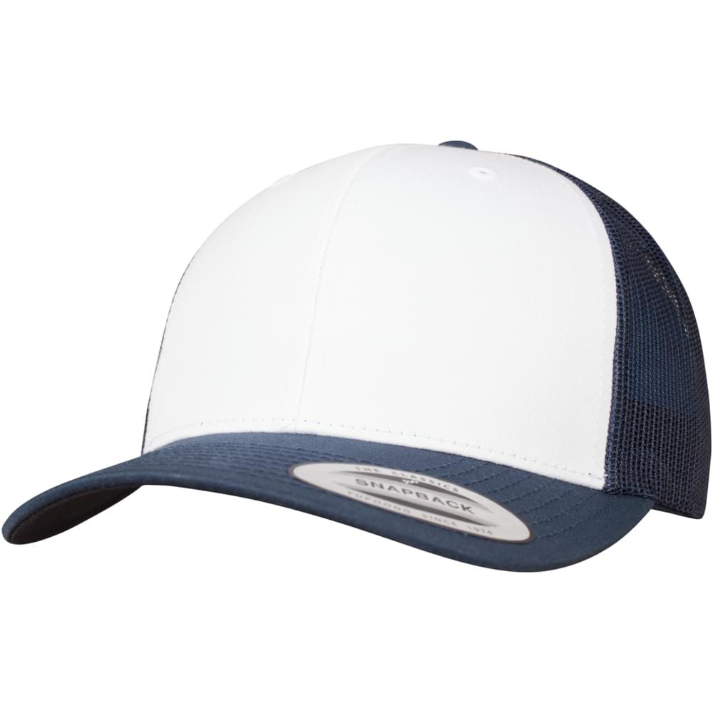 6606CF Retro Trucker Colored Front Navy