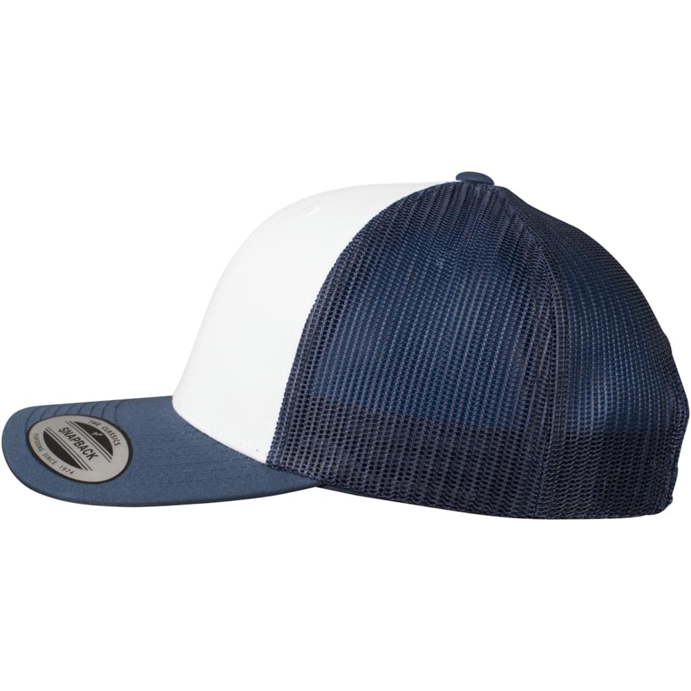 6606CF Retro Trucker Colored Front Navy