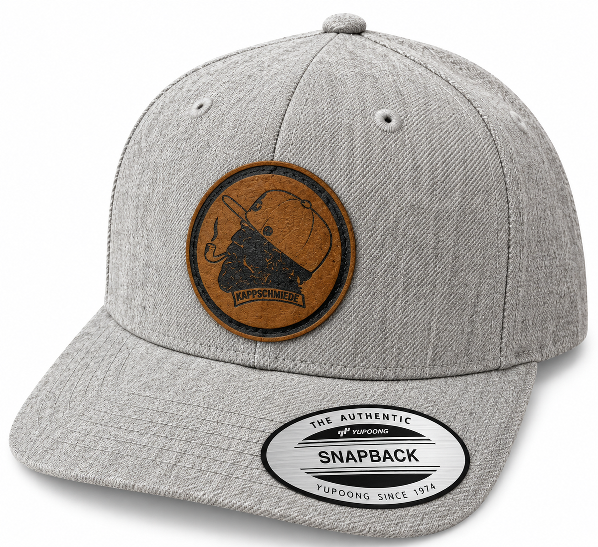 Schmiede Basecap Sailor Leder Heather