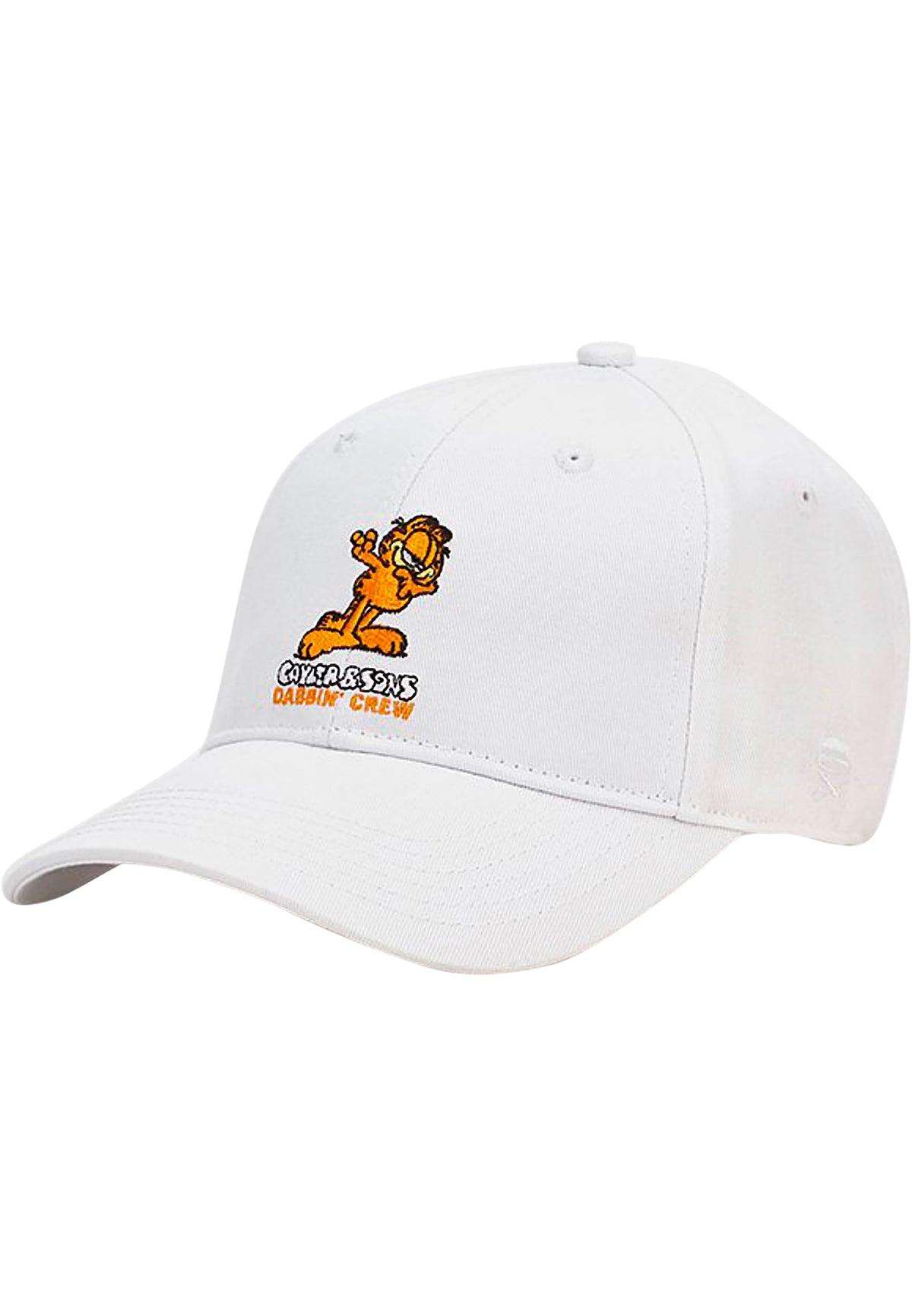 C&S Basecap White Garfield