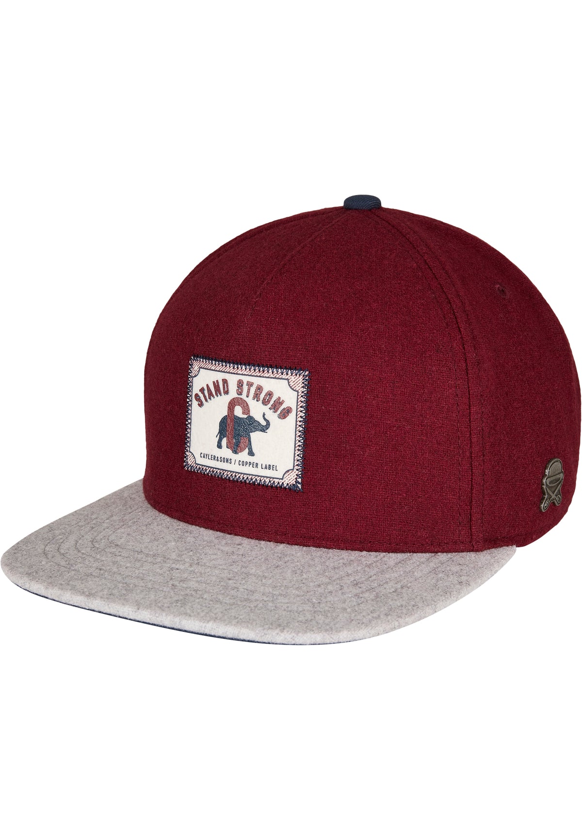 C&S Snapback Stand Strong Burgundy