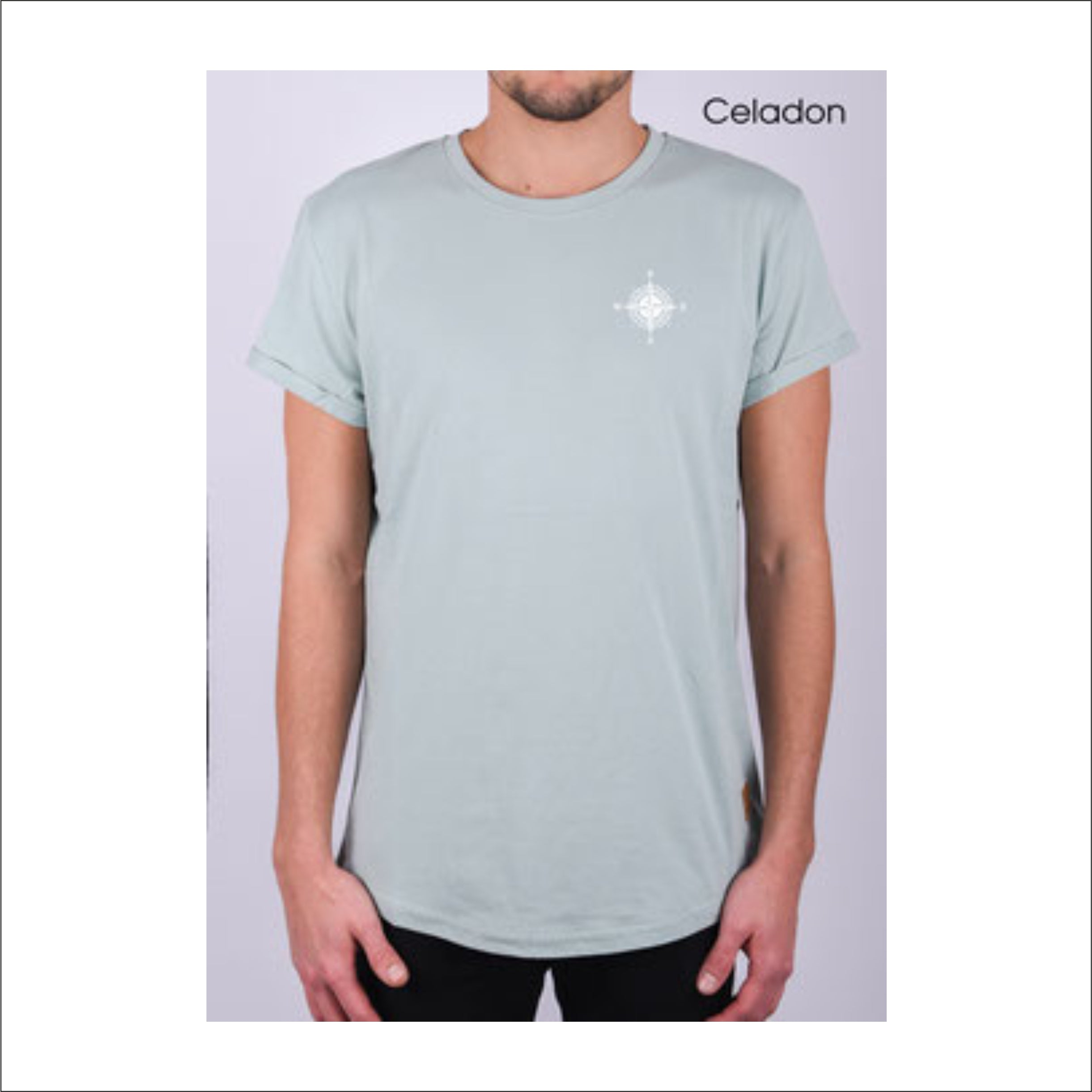 Kleinigkeit Shirt Kompass Celadon