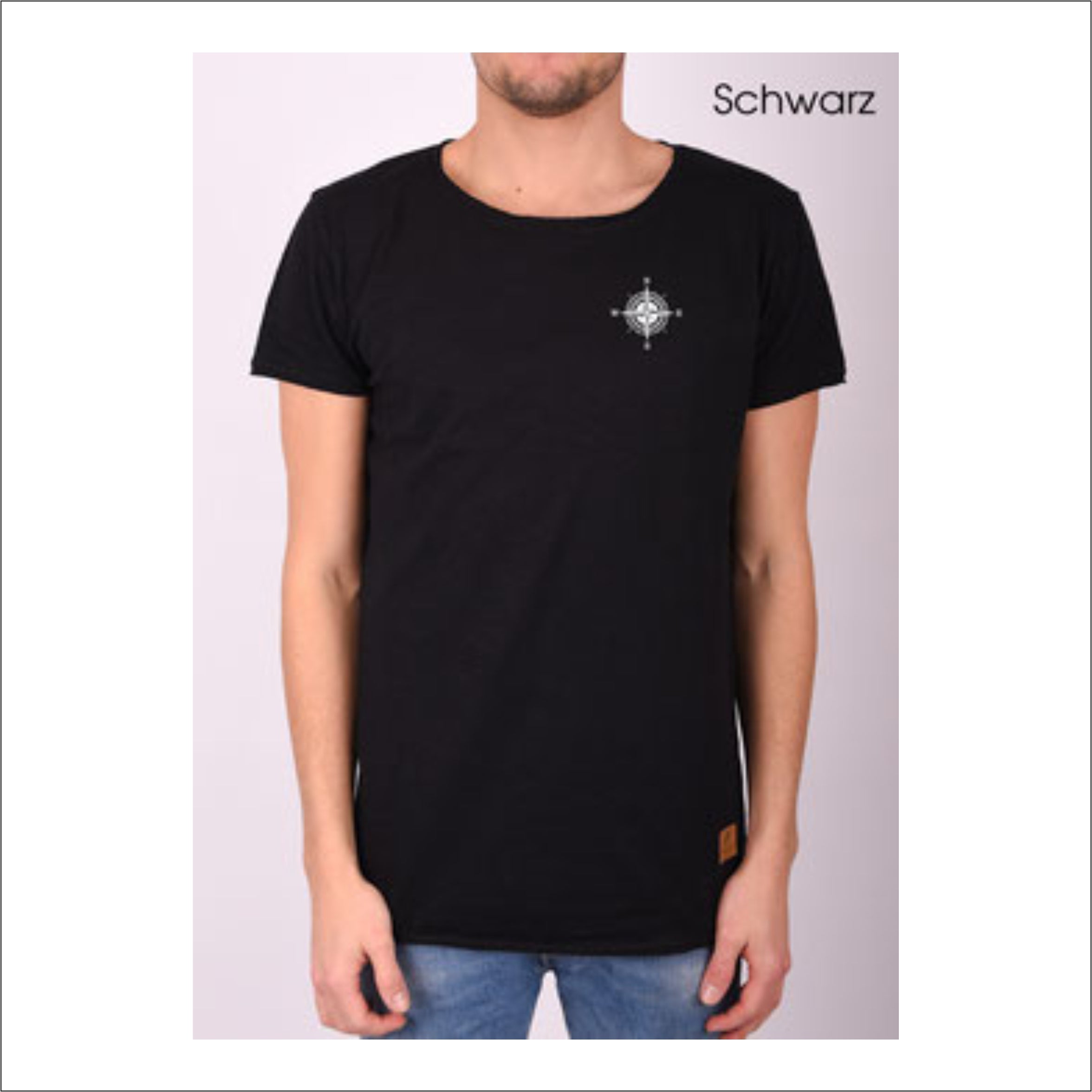 Kleinigkeit Shirt Kompass Black