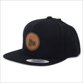 Schmiede Sailor Leder Snapback Black