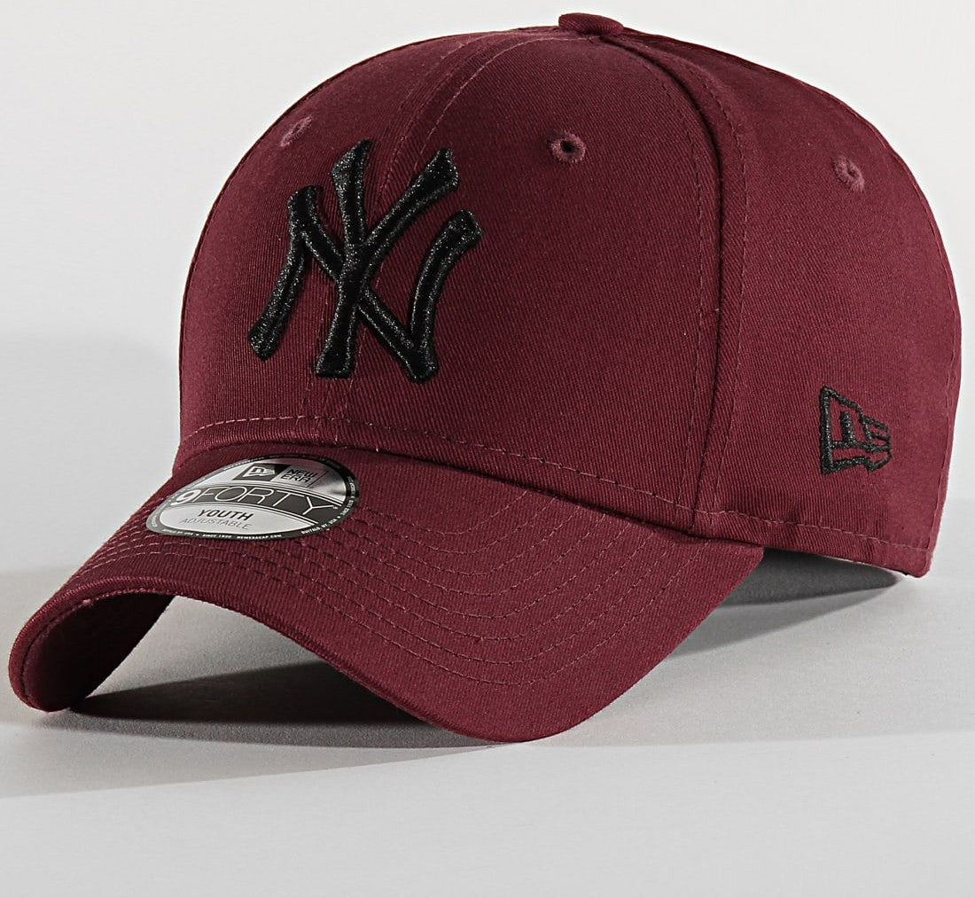 New Era 9Forty Essential Yankees Toddler Bordeaux