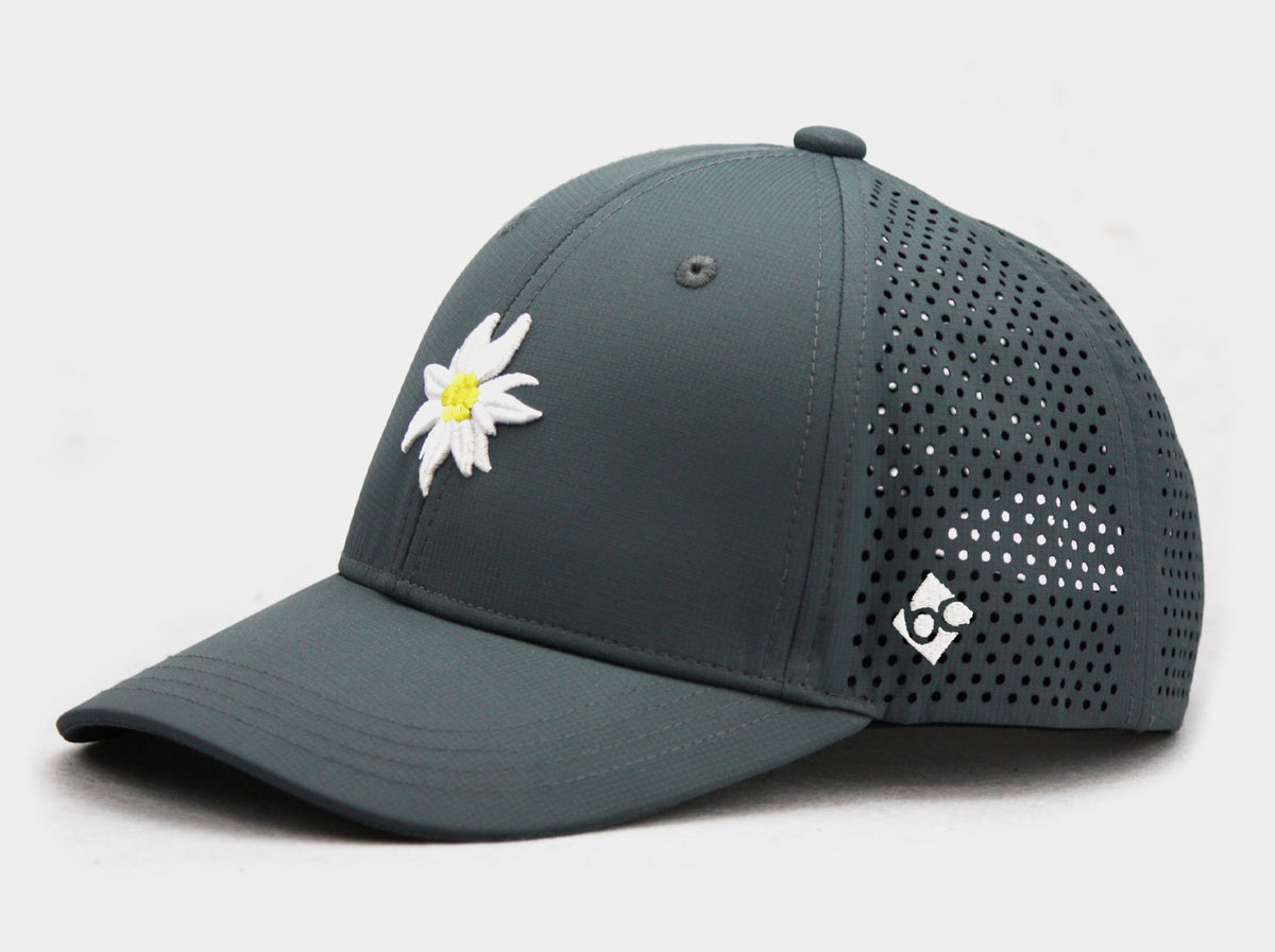 B&C Outdoor Cap Curved Grau