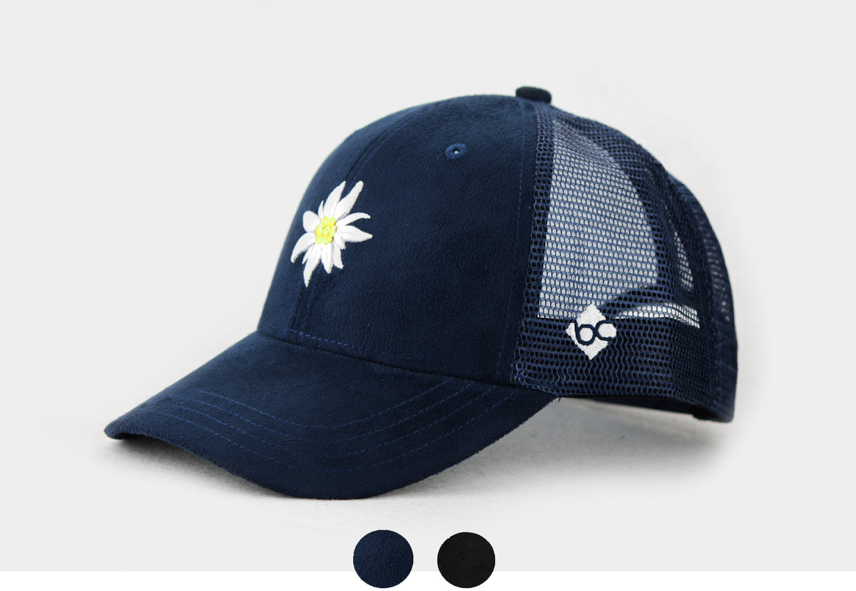 B&C Outdoor Cap Curved Blau