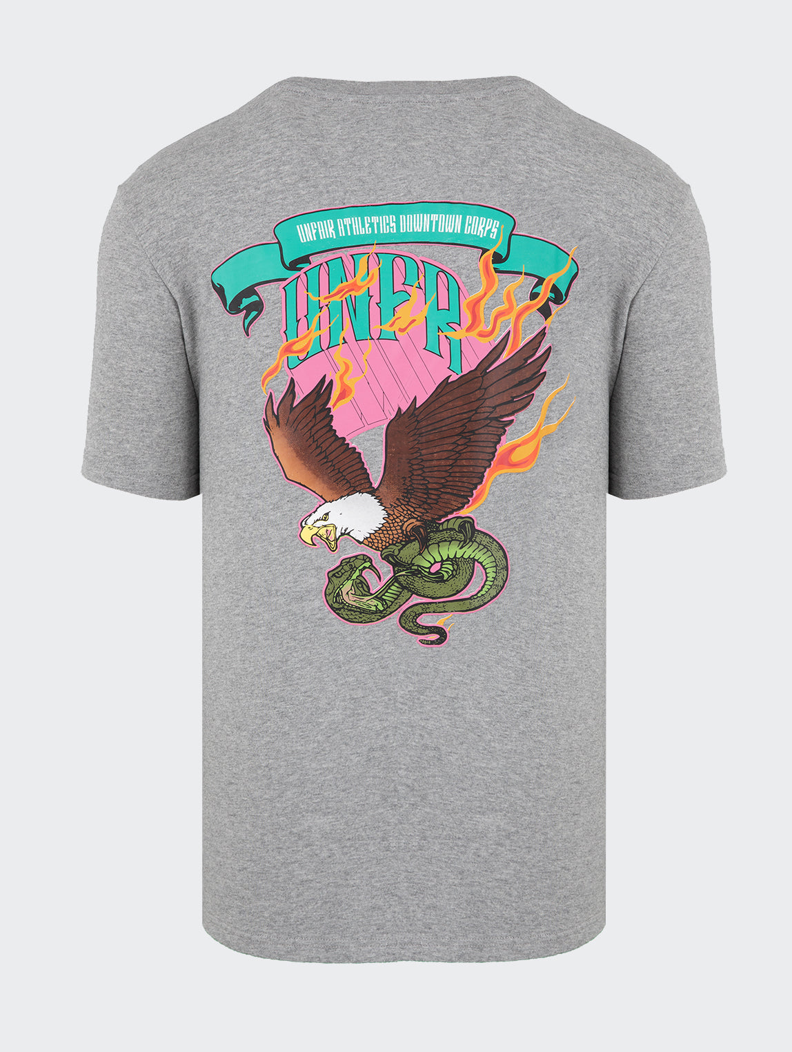Unfair DC Burning Eagle Shirt Heather